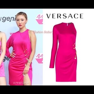 ✨️Authentic Versace Fuschia Dress✨️